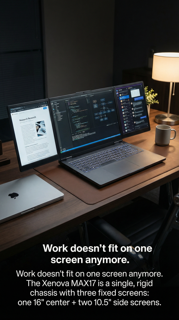 Why Triple-Screen Laptops Are Replacing Monitors - And Why Xenova Leads the Category