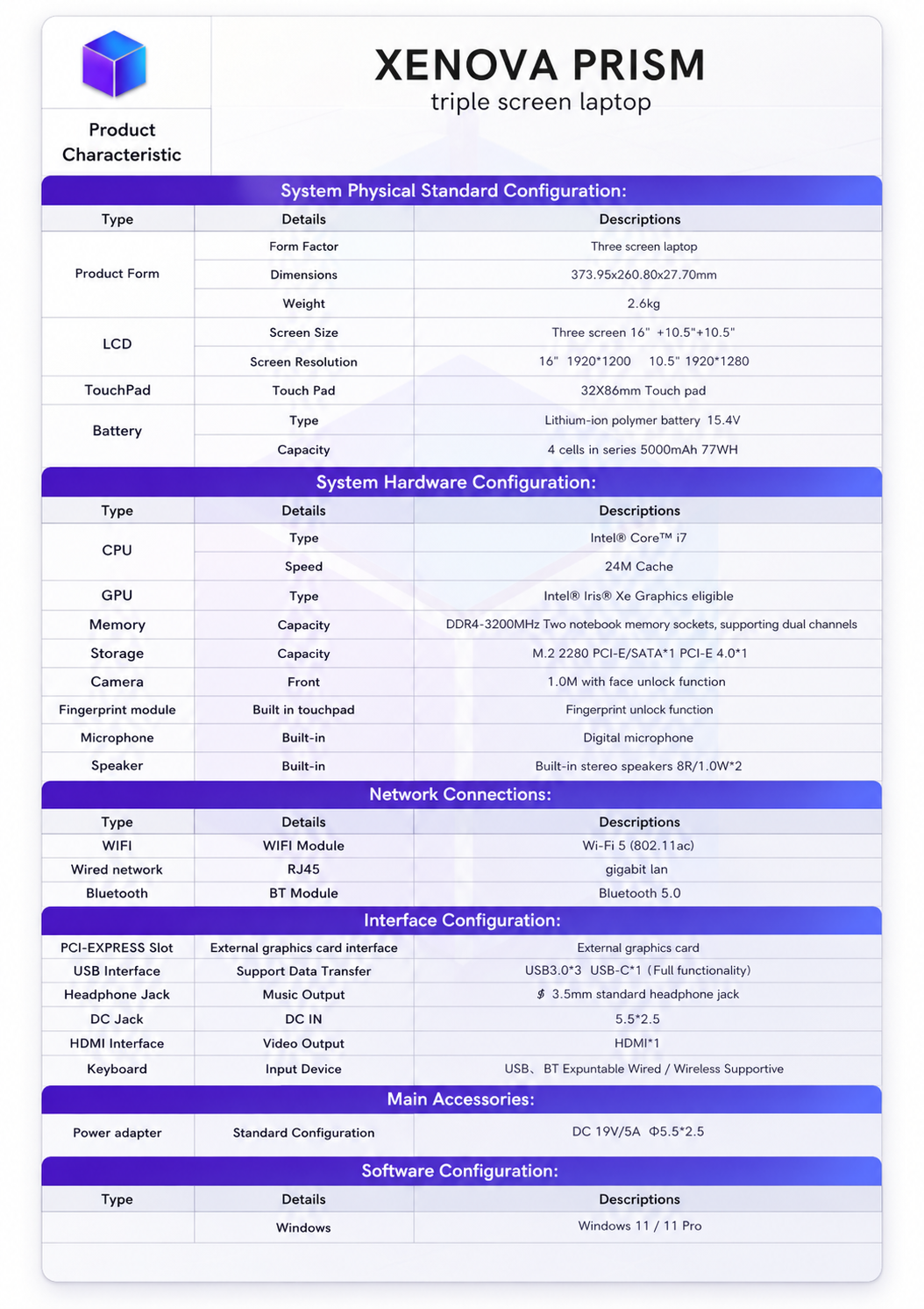 XENOVA PRISM ULTRA